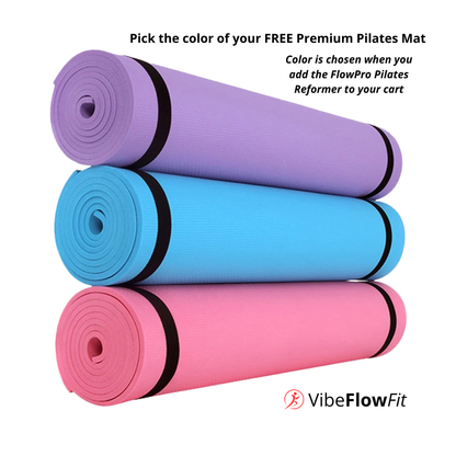 FlowPro Pilates Reformer – Space-Saving Home Fitness Machine