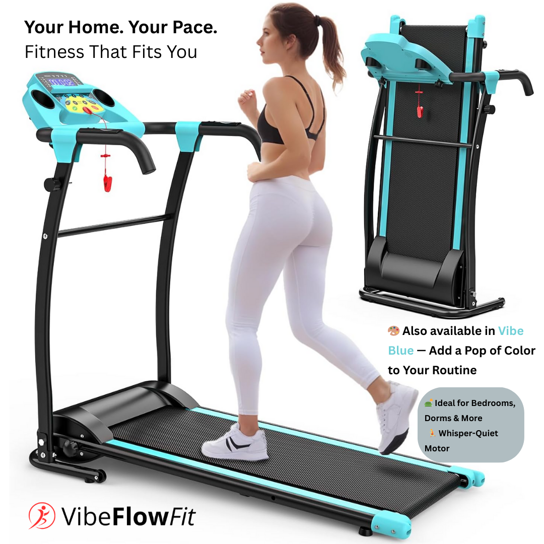 VibeFlowFit GlideFold Treadmill